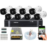Kit Cftv 8 Câmeras Hd Vhl 1120b 20m Ir Hd Multi Dvr 8 Canais