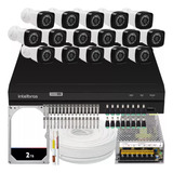 Kit Cftv Ahd 16 Cameras 1080p