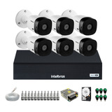 Kit Cftv Completo 6 Câmeras Vhl1120b Hd 720p Dvr Intelbras