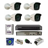 Kit Cftv Dvr 04 Canais Hikvision+