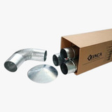 Kit Chaminé Fogão À Lenha Galvanizado Universal