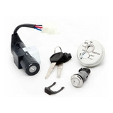 Kit Chave Contato Ignição Biz 125 2009 Até 2015 C/ Travas