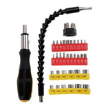 Kit Chave De Fenda Cabo Flexivel C/ Bits Soquetes 40 Pontas