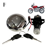 Kit Chave De Ignição Trava Guidão Tampa Tanque Twister 250