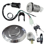 Kit Chave Ignição Cg 125 Titan Cargo 2000 Até 2001 - 5 Peças