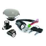 Kit Chave Ignição Intruder 125 06/10 Mesma Chave Tampa Trava