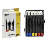 Kit Chave Relojoeiro Fenda + Philips C/ 6 Pecas