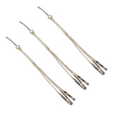Kit Chicote Couro Cru Com 3 Talas Trançado Produto Artesanal