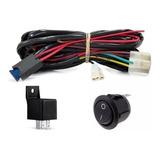 Kit Chicote Interruptor Rele Farol Auxiliar Milha Neblina 