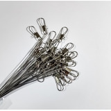 Kit Chicote Leader Castor Encastoado Empate Nº 6 9 12 30un