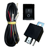 Kit Chicote Rele Botão Farol De Neblina Honda Fit