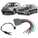 Kit Chicotes Rádio Antena Som Automotivo Honda Civic Crv