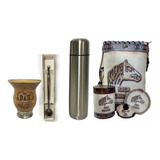 Kit Chimarrão Especial Mateira Cuia Térmica Bomba Inox