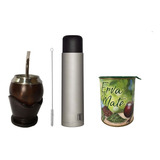 Kit Chimarrão Uruguaio Coquinho Com Porta Erva Lata 