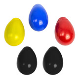 Kit Chocalho Ovinho Colorido Ganza Egg Shaker Torelli 5 Un