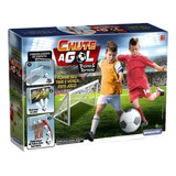 Kit Chute A Gol Com 2 Mini Traves Infantil + 1 Bola Futebol