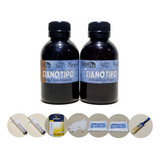Kit Cianotipia Iniciante Citrato Marrom 100ml + Suprimentos