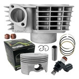 Kit Cilindro 4mm 170cc Cg Titan 150 Fan Bros + Bico Injetor