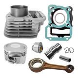 Kit Cilindro 4mm + Pino Cursado E Biela Cg 125 83 Até 91