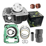 Kit Cilindro 4mm Titan 150 Pistão Com Cavas + Pino Cursado
