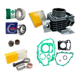 Kit Cilindro Cg 125 Fan 2009 Até 2016 Rolamento Biela Juntas