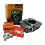 Kit Cilindro Cg 150 Para 220 Forjado Pistão 70mm Kmp Premium