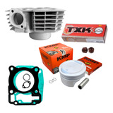 Kit Cilindro Cg Fan Titan Bros 150 170cc 4mm Kmp + Biela Txk