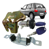 Kit Cilindro Fechadura Batente Porta Malas Uno 2004 2005