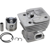Kit Cilindro Pistão Anéis E Juntas P/ Roçadeira Stihl Fs160