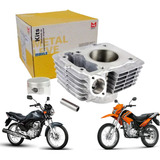 Kit Cilindro Pistão Anel Cg Titan Fan 125 2012 K9350 Origina