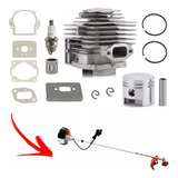 Kit Cilindro Pistão Anel Juntas Para Roçadeira Nagano 52cc