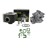 Kit Cilindro Pistão E Anéis 75cc C/ Carter E Juntas Mobilete