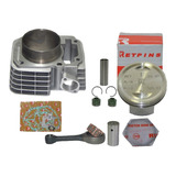 Kit Cilindro Preparado 70mm 230cc Para Cg 150 Titan 150 Bros 150 Fan 150 + Kit Biela