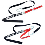 Kit Cinta Pressão Esticador Lizard Com Gancho Par Transporte Motos