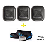 Kit Cinto De Nylon+3 Lastros Peso De 2 Kg Pesca Sub Mergulho