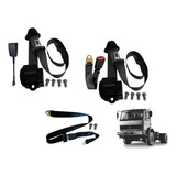 Kit Cinto De Segurança Caminhão Mb 1720 Cabine 3 Bancos
