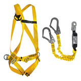 Kit Cinto Paraquedista Dorsal + Talabarte Y Elástico Athenas