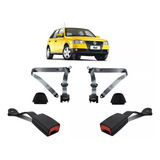 Kit Cinto Segurança Gol / Fox ( G3,g4,g5 ) - Dianteiro Cinza