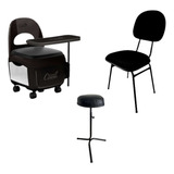 Kit Cirandinha Manicure Pedicure + Tripé + Cadeira Cliente