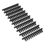 Kit Clip Pente Organizador 10 Cabos E Fios 8mm Fixar Parede Cor 10 Organizadores Para 10 Cabos De 8mm