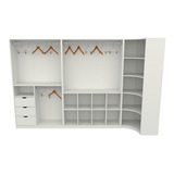 Kit Closet Armário Colmeia Cabideiro Canto M31 (expositor)
