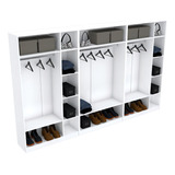 Kit Closet Casal M255.2021.b (quarto, Organiza) Cor Branco