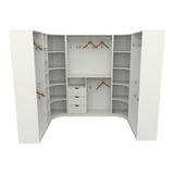 Kit Closet Modulado Armário Colmeia Cabideiro M7 Roupas Mdp
