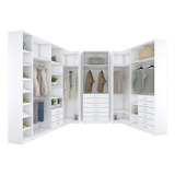 Kit Closet Módulos Soltos A2,50 100% Mdf M595.b (closet)