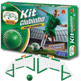 Kit Clubinho - 2 Traves 1bola E Placar - Verde