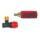 Kit Co2 Bomba Bico Bicicleta Lf0102 Com 1 Refil 16g 