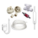 Kit Co2 Caseiro Tampa Difusor Conta Bolha Registro Mangueira