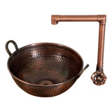 Kit Cobre Completo 3 Pecas Cuba Torneira Valvula Artecobre