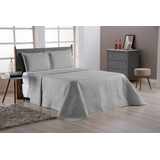 Kit Cobre Leito Colcha Casal Queen 3 Peças - Matelasse Luxo