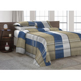 Kit Cobre Leito Com Fronhas Em Tecido Piquet King Size